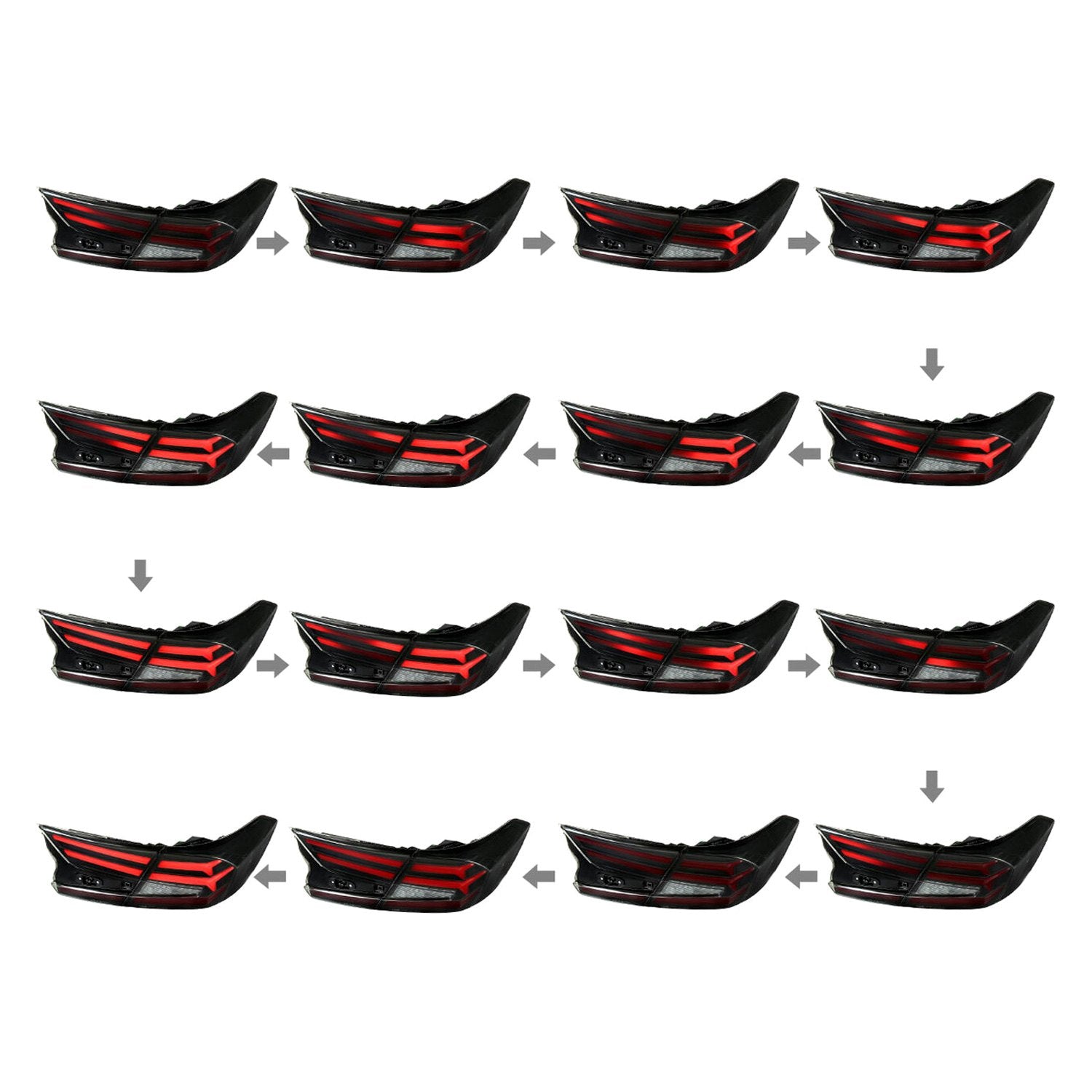 Accord Fibre Optic Leg Tail Lights 2018-2022